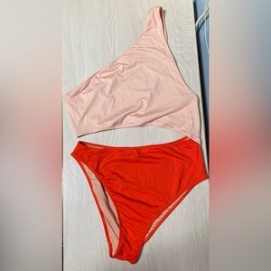 J. Crew Playa One Shoulder One Piece Swimsuit